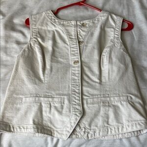 Banana Republic Cream Vest